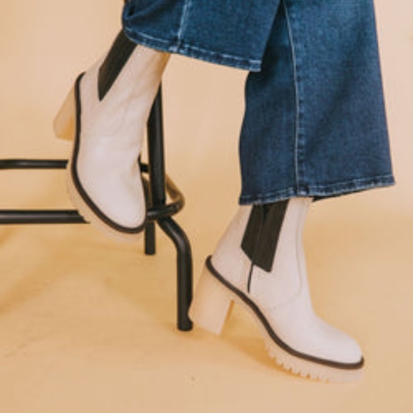 FREE PEOPLE - JAMES CHELSEA BOOT IN WHITE. Size 36,5; 37;37,5;38 - Picture 8 of 8